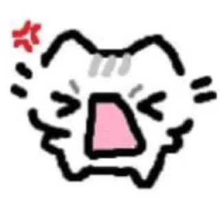 😡 emoji Cute cats =^•^= Telegram sticker 2 of 62