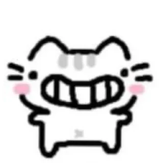 😁 emoji Cute cats =^•^= Telegram sticker 14 of 62