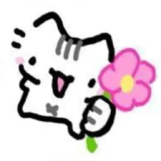 🌷 emoji Cute cats =^•^= Telegram sticker 20 of 62