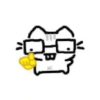 🤓 emoji Cute cats =^•^= Telegram sticker 8 of 62
