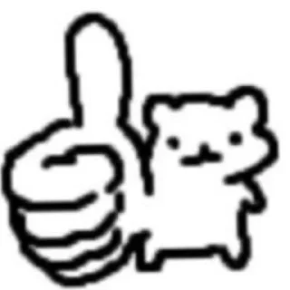 👍 emoji Cute cats =^•^= Telegram sticker 13 of 62