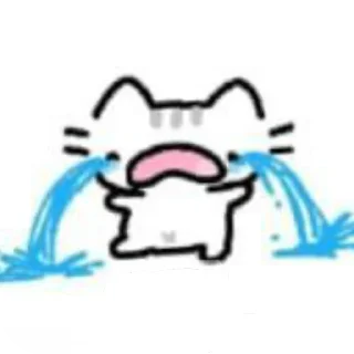 😭 emoji Cute cats =^•^= Telegram sticker 12 of 62