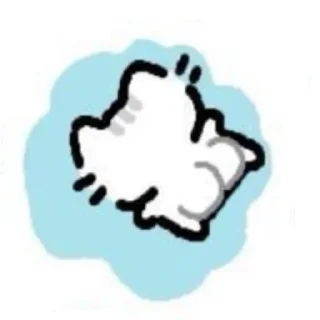 🫠 emoji Cute cats =^•^= Telegram sticker 24 of 62