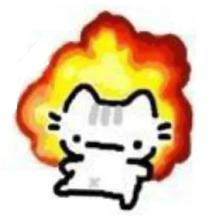 😐 emoji Cute cats =^•^= Telegram sticker 21 of 62