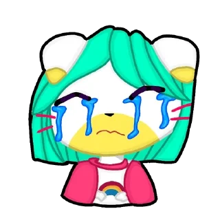 😭 emoji Фроська @ju1niki Telegram sticker 19 of 23