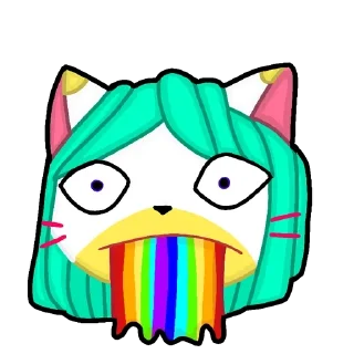 🤮 emoji Фроська @ju1niki Telegram sticker 13 of 23