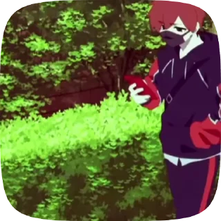 Sticker from Milgram: Kajiyama Fuuta [anima