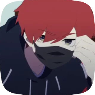 Sticker from Milgram: Kajiyama Fuuta [anima