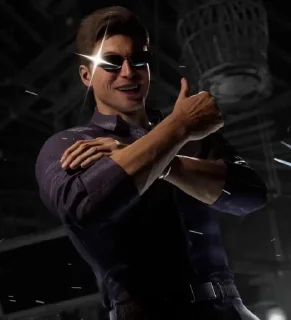 Sticker from Johnny Cage