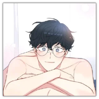 😇 emoji Yaoi! Telegram sticker 23 of 30