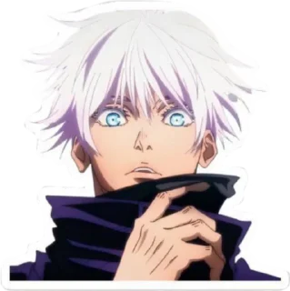 Sticker from «ɢᴏᴊᴏ sᴀᴛᴏʀᴜ» ʙʏ @zxcvrst