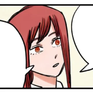 ❤️ emoji Makima. Manga icon. Telegram sticker 22 of 70
