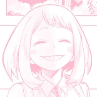 ❤️ emoji Ochaka Uraraka icon♡ Telegram sticker 9 of 24