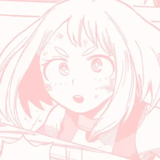 ❤️ emoji Ochaka Uraraka icon♡ Telegram sticker 11 of 24