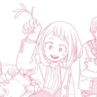 ❤️ emoji Ochaka Uraraka icon♡ Telegram sticker 21 of 24