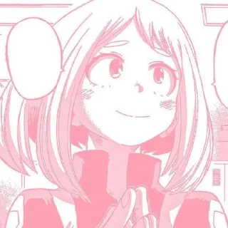 ❤️ emoji Ochaka Uraraka icon♡ Telegram sticker 20 of 24