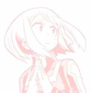 ❤️ emoji Ochaka Uraraka icon♡ Telegram sticker 22 of 24