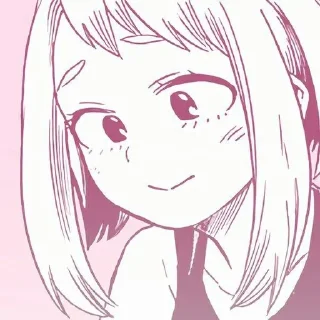 ❤️ emoji Ochaka Uraraka icon♡ Telegram sticker 13 of 24