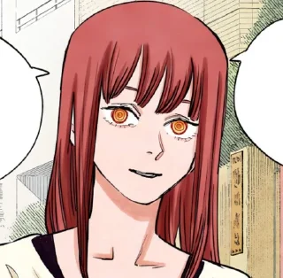 ❤️ emoji Makima. Manga icon. Telegram sticker 17 of 70