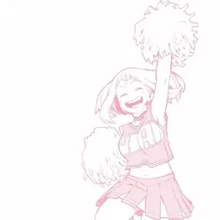 ❤️ emoji Ochaka Uraraka icon♡ Telegram sticker 24 of 24