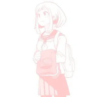 ❤️ emoji Ochaka Uraraka icon♡ Telegram sticker 23 of 24