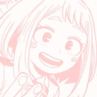 ❤️ emoji Ochaka Uraraka icon♡ Telegram sticker 12 of 24