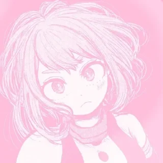 ❤️ emoji Ochaka Uraraka icon♡ Telegram sticker 14 of 24
