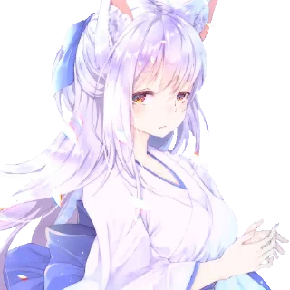 😕 emoji Кицунэ Telegram sticker 5 of 27