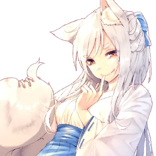 😏 emoji Кицунэ Telegram sticker 10 of 27