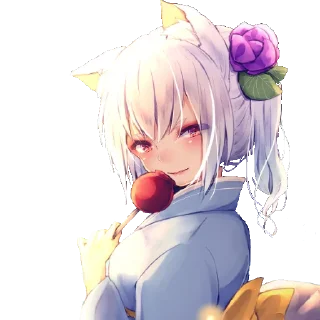 😏 emoji Кицунэ Telegram sticker 2 of 27