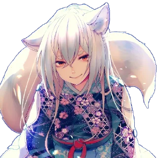 😌 emoji Кицунэ Telegram sticker 23 of 27