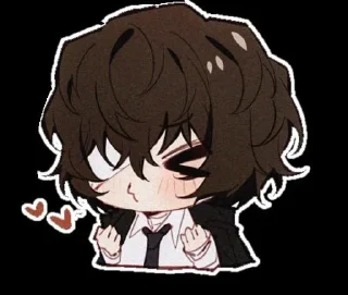 ❤️ emoji чуя и дазайка от @Kotik_UnU Telegram sticker 6 of 12