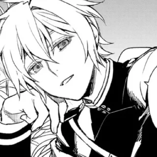 🤍 emoji ;; owarai no seraph :: @msbuckley Telegram sticker 7 of 100