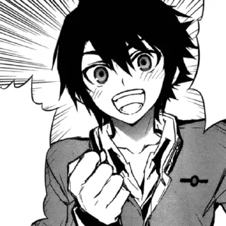 🤍 emoji ;; owarai no seraph :: @msbuckley Telegram sticker 13 of 100