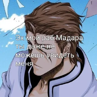 ☢️ emoji Айзен соло Telegram sticker 17 of 18