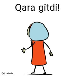 ✋️ emoji Qara @Qonshubot Telegram sticker 2 of 31