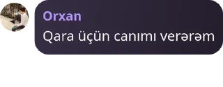 👰 emoji Orxanın Qara qıza sevgisi Telegram sticker 6 of 17