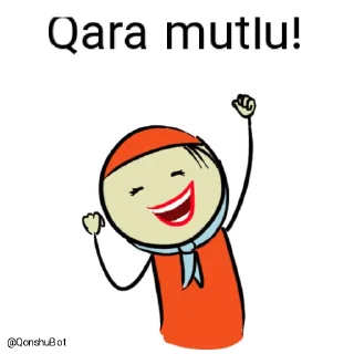 😄 emoji Qara @Qonshubot Telegram sticker 12 of 31