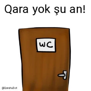 🚽 emoji Qara @Qonshubot Telegram sticker 22 of 31