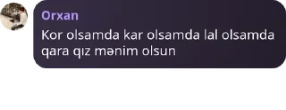 ✋ emoji Orxanın Qara qıza sevgisi Telegram sticker 13 of 17