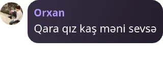 Sticker from Orxanın Qara qıza sevgisi