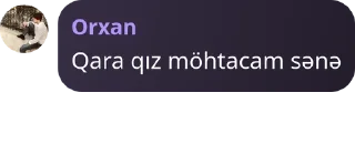 Sticker from Orxanın Qara qıza sevgisi