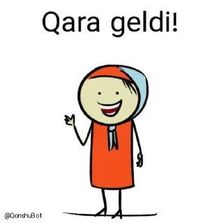 ✋️ emoji Qara @Qonshubot Telegram sticker 1 of 31