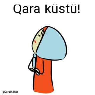 😒 emoji Qara @Qonshubot Telegram sticker 13 of 31