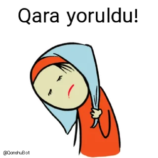 😣 emoji Qara @Qonshubot Telegram sticker 9 of 31