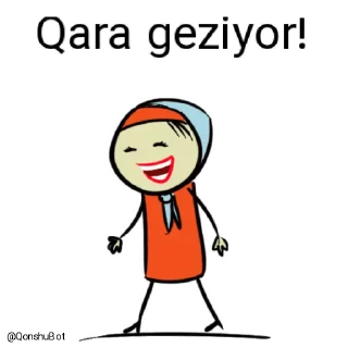 🚶‍♂️ emoji Qara @Qonshubot Telegram sticker 10 of 31