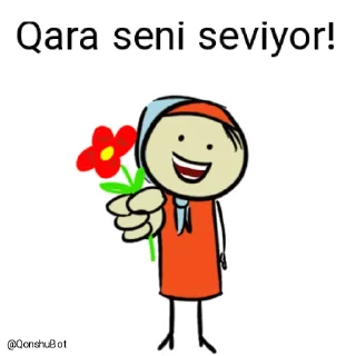 ❤️ emoji Qara @Qonshubot Telegram sticker 8 of 31
