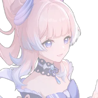Sticker from ꒰ :Kokomi ”♡ᵎ꒱ˀˀ ↷ @KoshkarizeStickers @TgEmodziBot