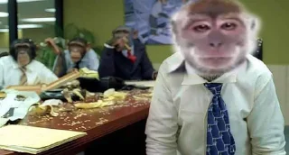 Sticker from Бибизяны
