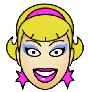 🌟 emoji Гламур. Дурак онлайн Telegram sticker 6 of 25